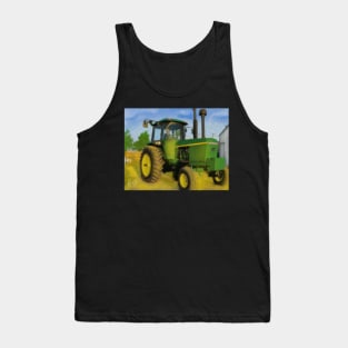 Green Tractor Tank Top